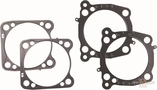 Gasket Kit Head 4.500" .040"MLS & Base .014" Coolant Heads For Harley-Davidson