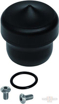 Mini Oil Reservoir, Omega, Matte Black Anodized For Harley-Davidson