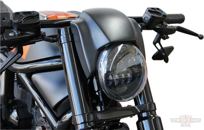 Headlight Mask "New Night Rod Style" ,Gloss Black For Harley-Davidson