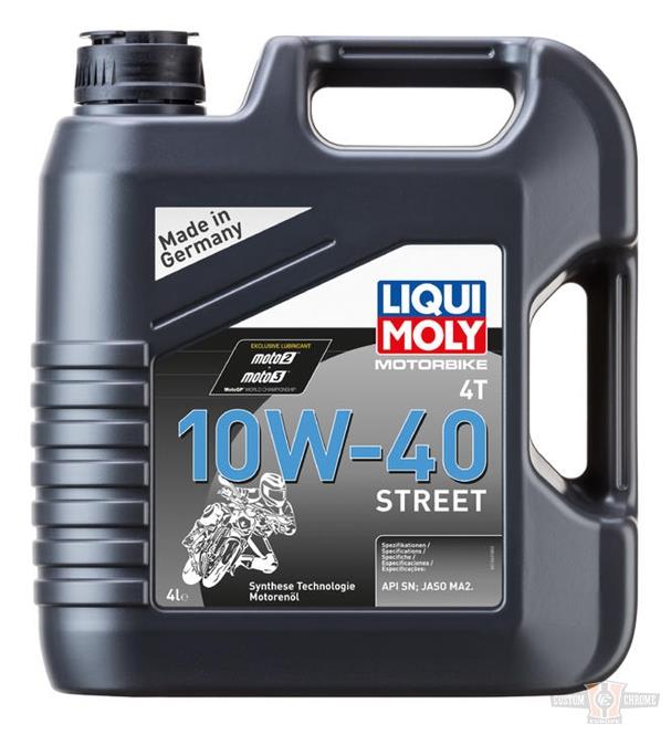 Motorbike 4T 10W-40 Street, 4l  /API SN ,  JASO MA2 / Label Language de-en-es-fr-arab-it-nl-pt-el-da-fi-no-sv-pl-rus-ro-bg-cs-hr-sk-hu-tr For Harley-Davidson