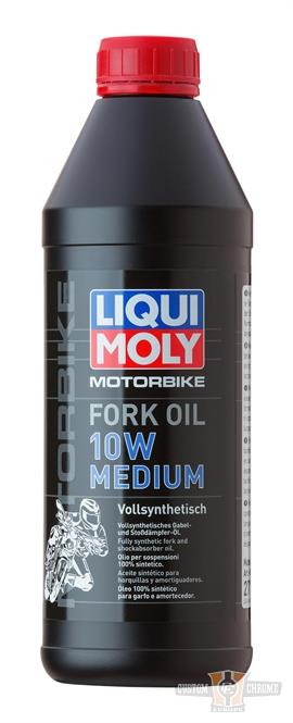 Motorbike Fork Oil 10W medium, 1l / Label Language de,en,it,es,pt For Harley-Davidson