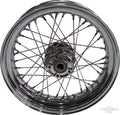 19 x 2.5" Front Wheel, 40-Spoke, Chrome For Harley-Davidson