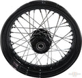 16 X 3.0" Rear Wheel, 40-Spoke, Black For Harley-Davidson