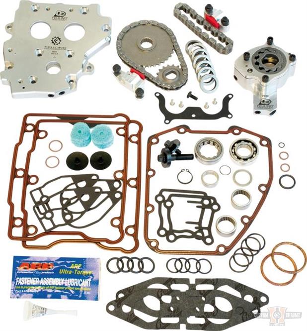 OE+ Hydraulic Cam Chain Tensioner Conversion Kit for OEM Splined Chain Drive Cams For Harley-Davidson
