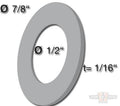 ALUM. HEAD BREATHER WASHERS For Harley-Davidson