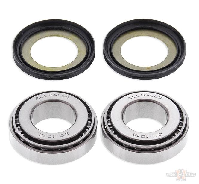 Steering Bearing Kit, Includes Seals Bearings With Races For Harley-Davidson