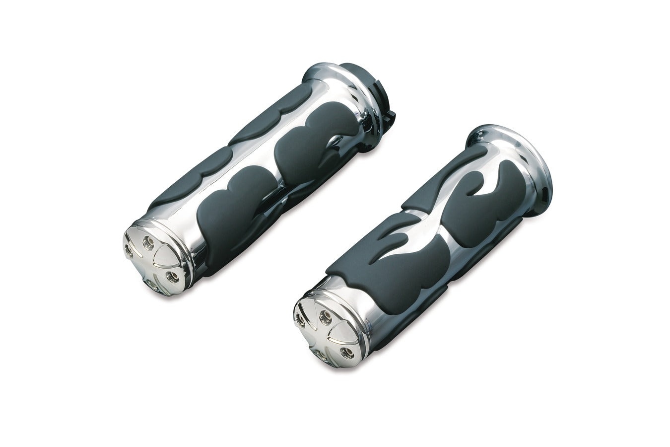 Pareja De Puños Manillar Para Harley-Davidson Kuryakyn ISO Flame