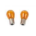 Paar orange-bernsteinfarbene Blinklampen PY21W