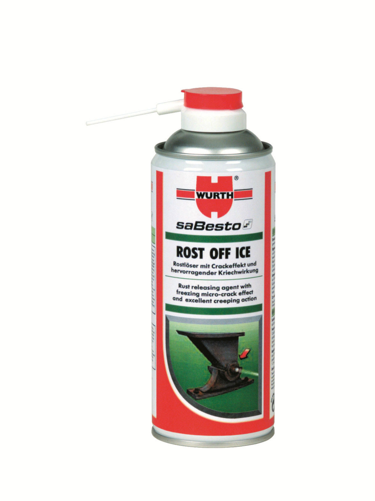 Lubricant Degripante Effect Professional Ice W'rth Rost Off Ice