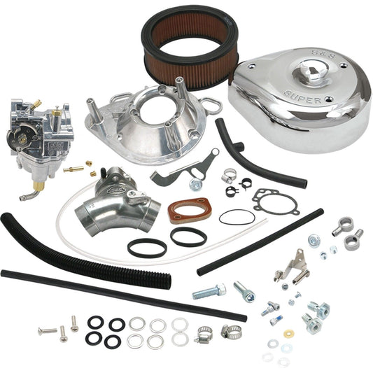 S&S Super E Carburetor Kit For Harley-Davidson Evolution 1993-1999 P/N 11-0419