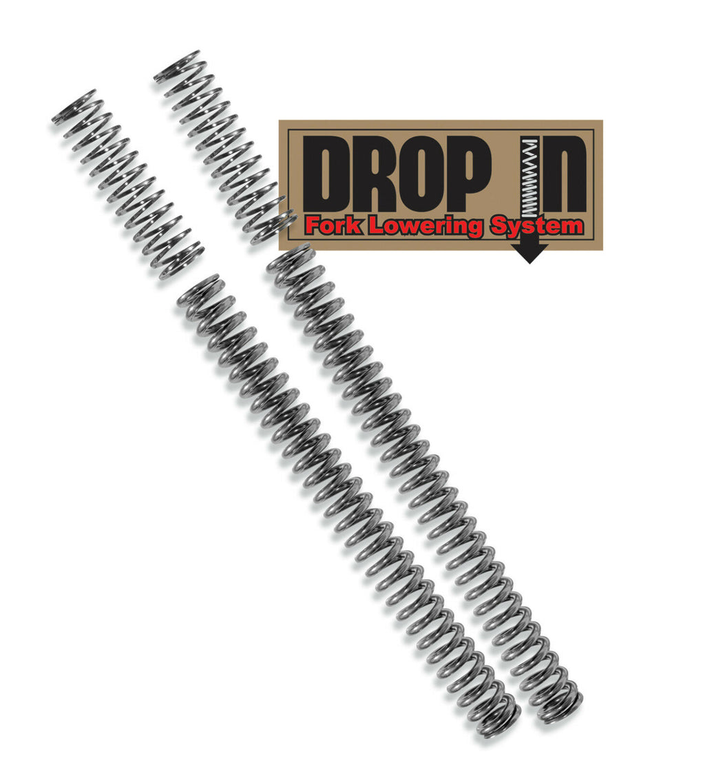 Progressive Suspension 10-2009 Drop-In front fork lowering system for Harley-Davidson Softail M8
