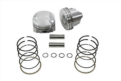 80  FLH-FX Piston Set .010 Oversize For Harley-Davidson