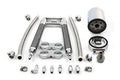 Dual Tube Vertical Style Oil Cooler Kit For Harley-Davidson Softail 1986-1999