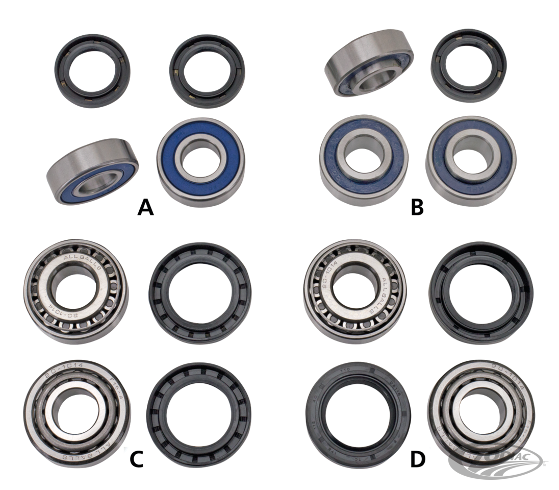 A.B. ball bearing kit 17mm I.D. For Harley-Davidson