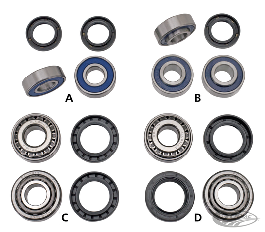 A.B. ball bearing kit 17mm I.D. For Harley-Davidson