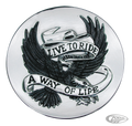 GZP Eagle Spirit adh. univ. emblem 2.5" For Harley-Davidson