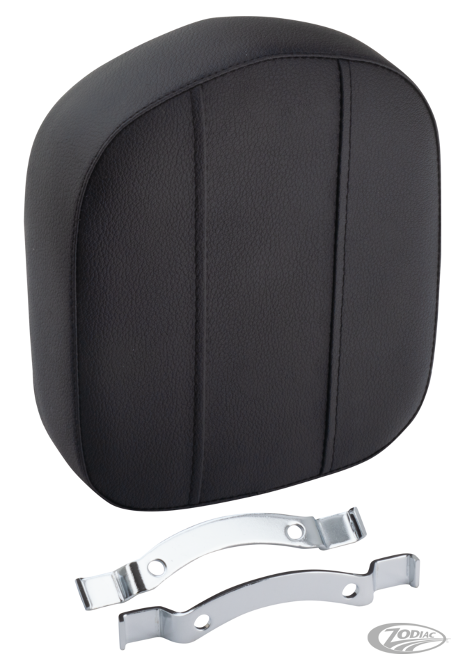 Pointed sissy bar pad, W=7.5" H=9" For Harley-Davidson