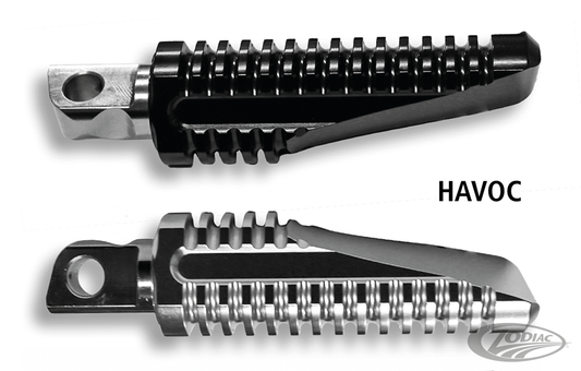 Burly Havoc pegs clear anodised For Harley-Davidson