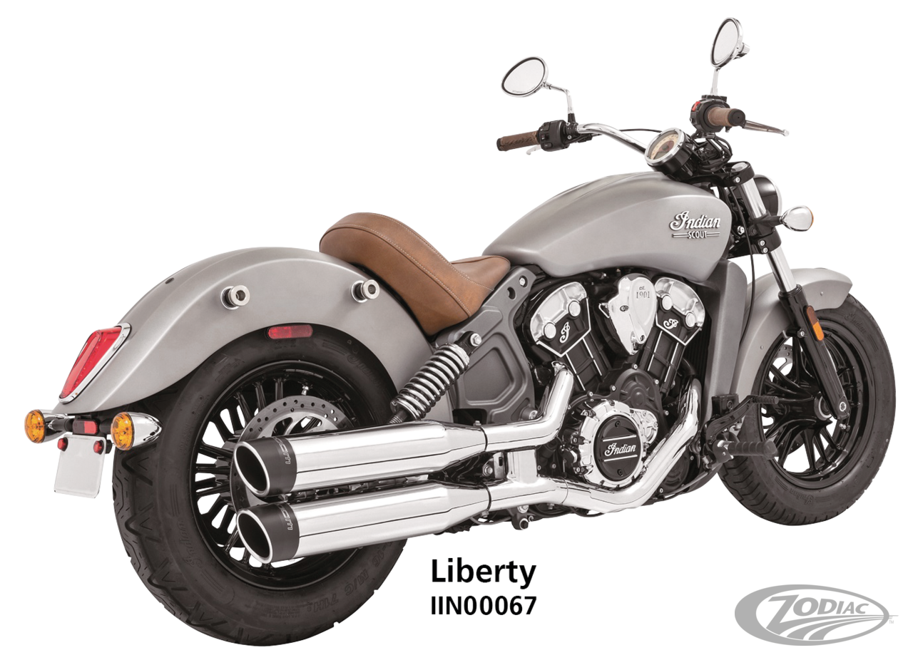 Freedom Liberty mufflrs chr/chr Scout14 For Harley-Davidson