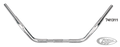 Phat Springer Dresser bar 1 1/4" Diamete For Harley-Davidson