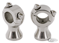 Polished stainless Speedfreak riser set For Harley-Davidson