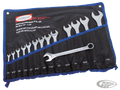 14Pc Combination spanner set 1/4"-1-1/4" For Harley-Davidson