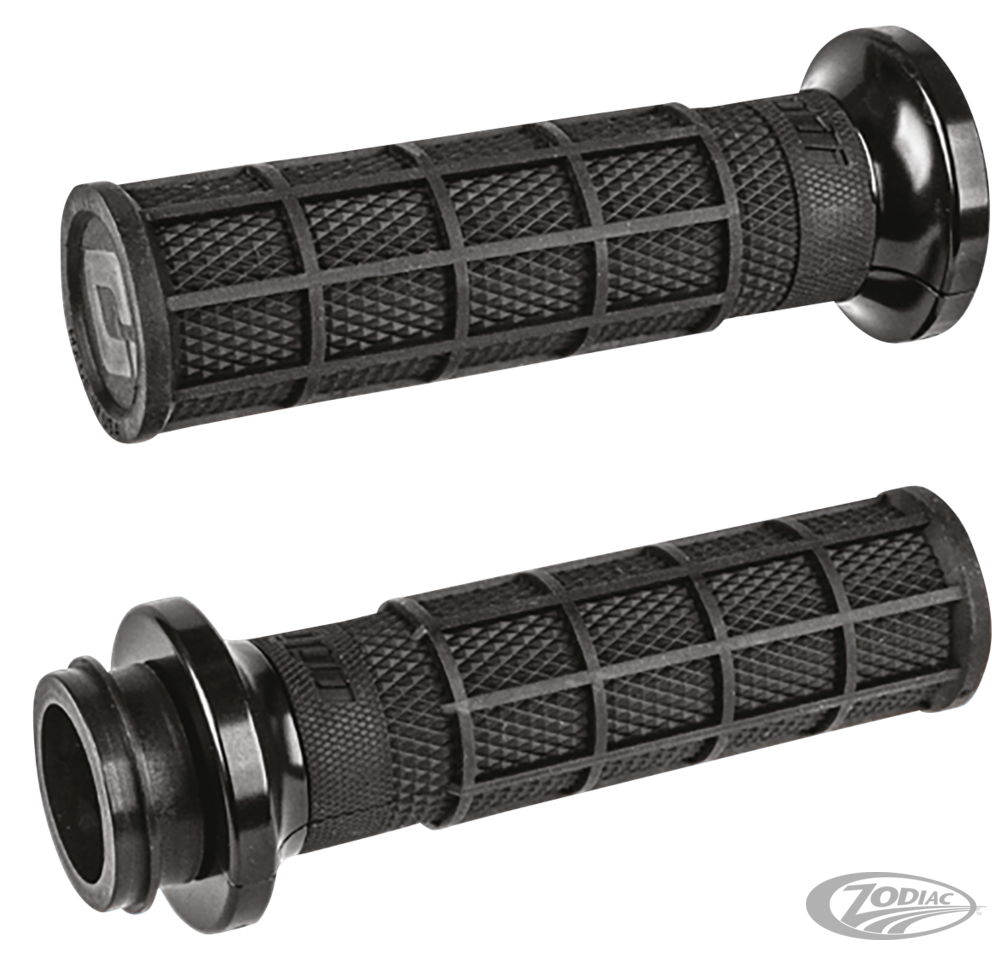 Hart Luck lock-on TBW grip Blk/blk/blk For Harley-Davidson