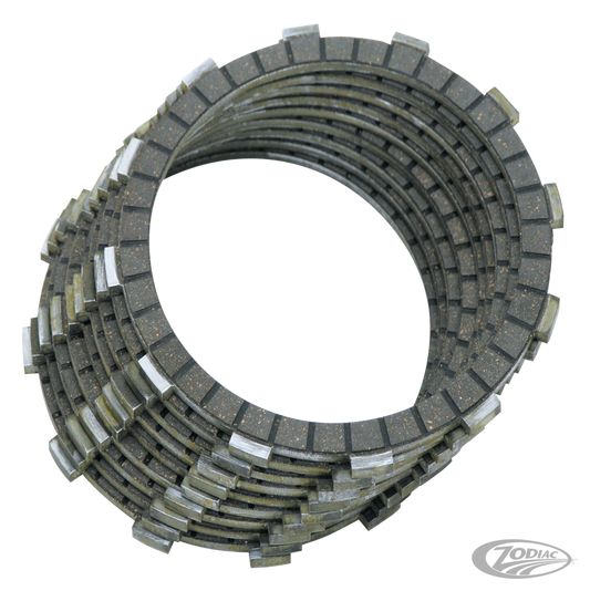 GZP Clutch friction plate set/9 BT98-up For Harley-Davidson