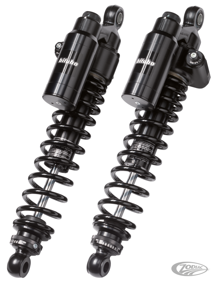 Bitubo Piggyback shocks 13" Chrome sprng For Harley-Davidson