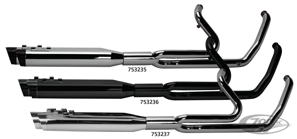 TBR FLH/T17-UP full length ghost Bk/Slsh For Harley-Davidson
