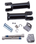 GZP Blk ST18-up passenger peg mountkit For Harley-Davidson
