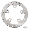 GZP Polish SS drilled front rotor FLH/T1 For Harley-Davidson