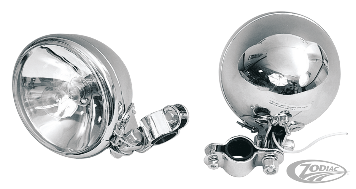 GZP Early Style 12V Spotlight #68649- For Harley-Davidson