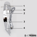 Shifter guide 4 speed all 1937-194 For Harley-Davidson
