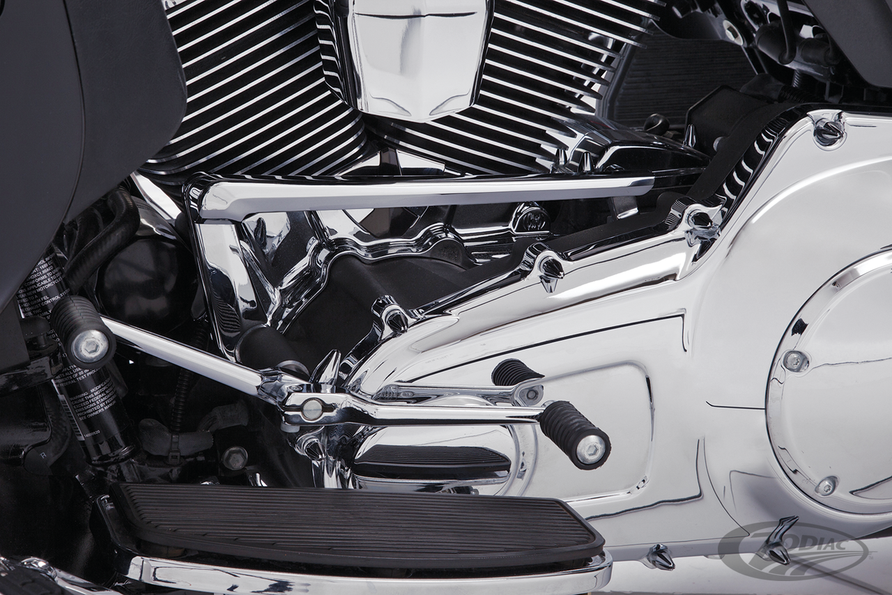 Shift Linkage Cover FLH/T01-UP Chrome For Harley-Davidson