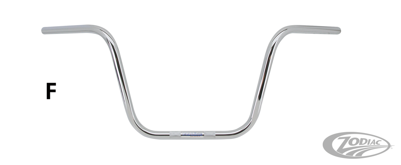 FEHLING APE 1" 31cm high 3hole TBW Chrom For Harley-Davidson