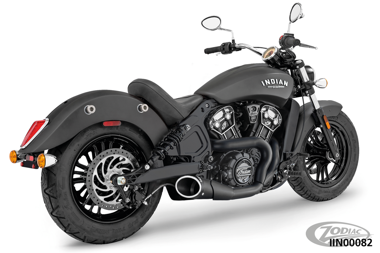 FREEDOM INDIAN SCOUT 2:1 SHORTY BK/BK For Harley-Davidson