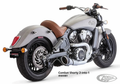 FREEDOM INDIAN SCOUT 2:1 SHORTY CH/BK For Harley-Davidson