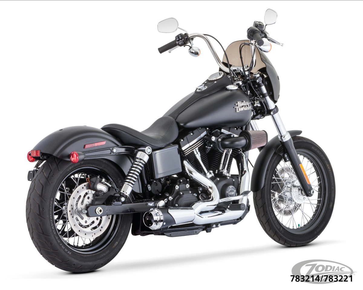 US OUTLAW LOW 2-1 CH/SCLPTD XL04-UP For Harley-Davidson