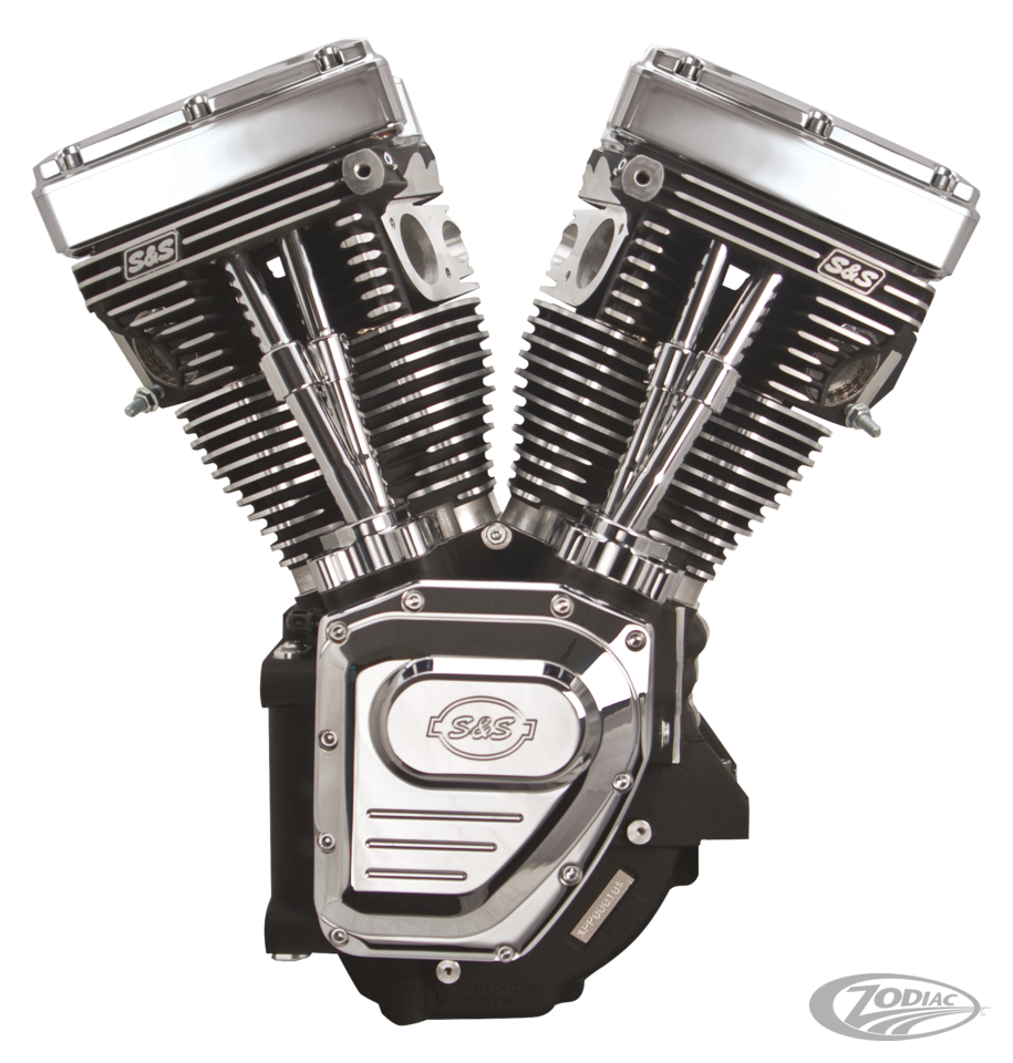 T124A engine, silver, No Induction/Ign For Harley-Davidson