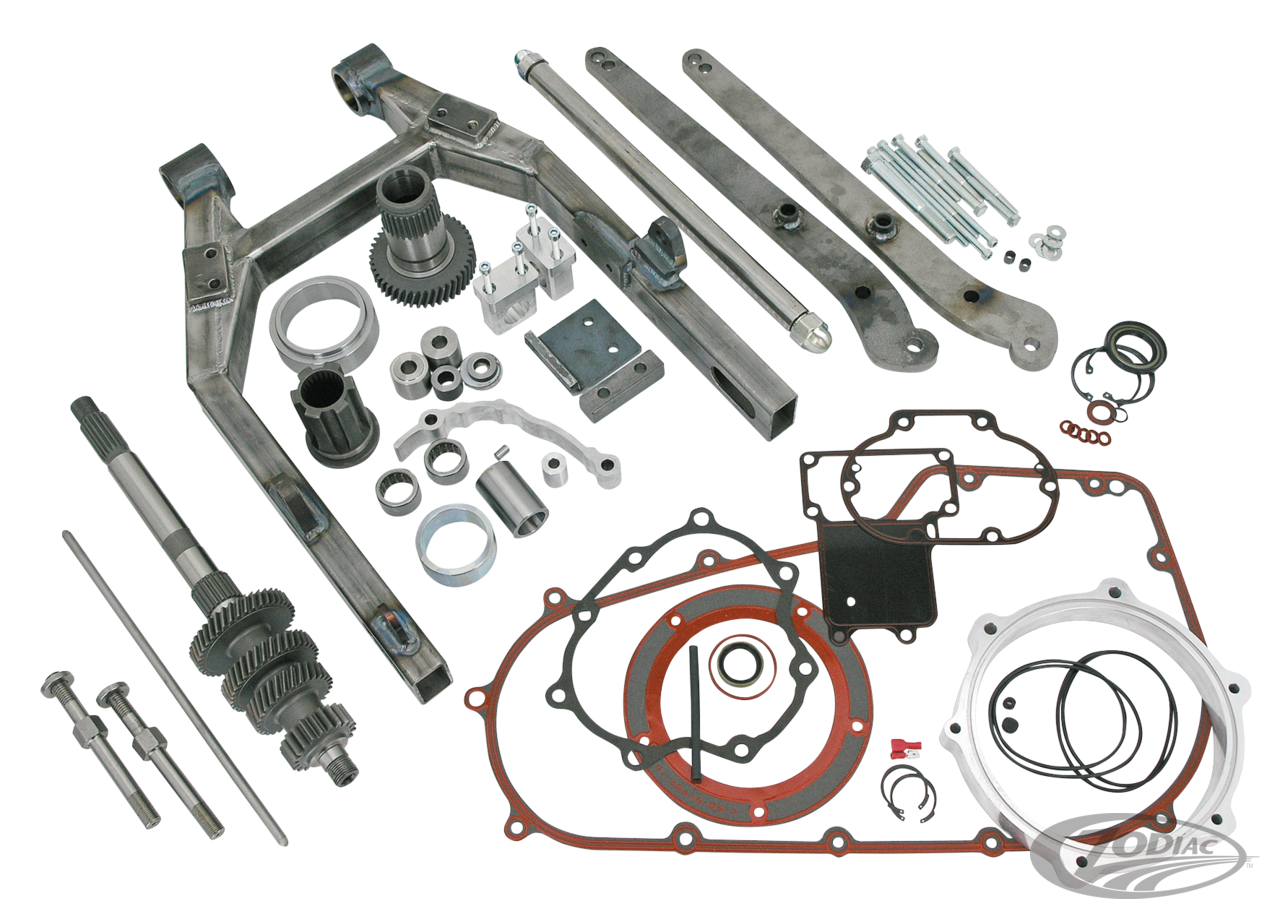 Cpl. Wide-Ass S/A kit FXD06-11 (12) raw For Harley-Davidson