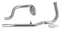 Chr Panhead 48-64 cross over headers For Harley-Davidson