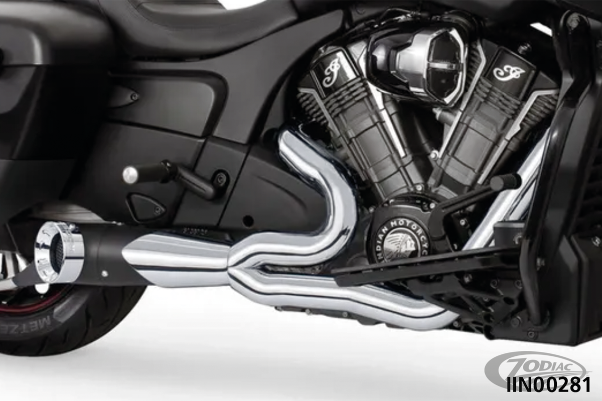 TURNOUT 2-1 W/STRGHT COMBO CH CHLNGR20 For Harley-Davidson
