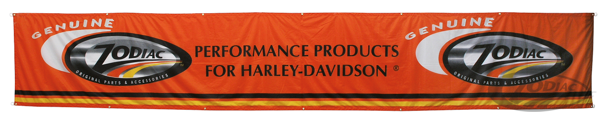 ZODIAC banner For Harley-Davidson