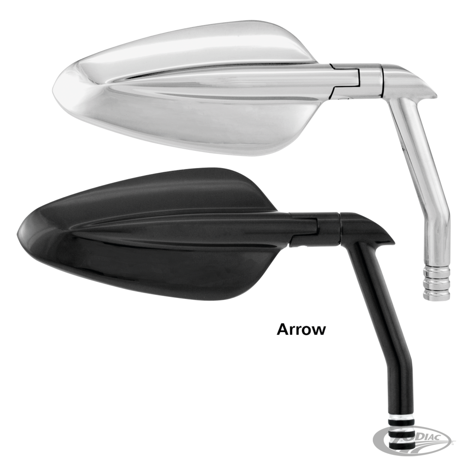 PM Vision Arrow mirror Chrome For Harley-Davidson