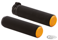 Knurled Fusion Grips - Gold cable For Harley-Davidson