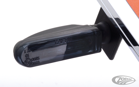 GZP Stinger scanning LED turnsignals blk For Harley-Davidson