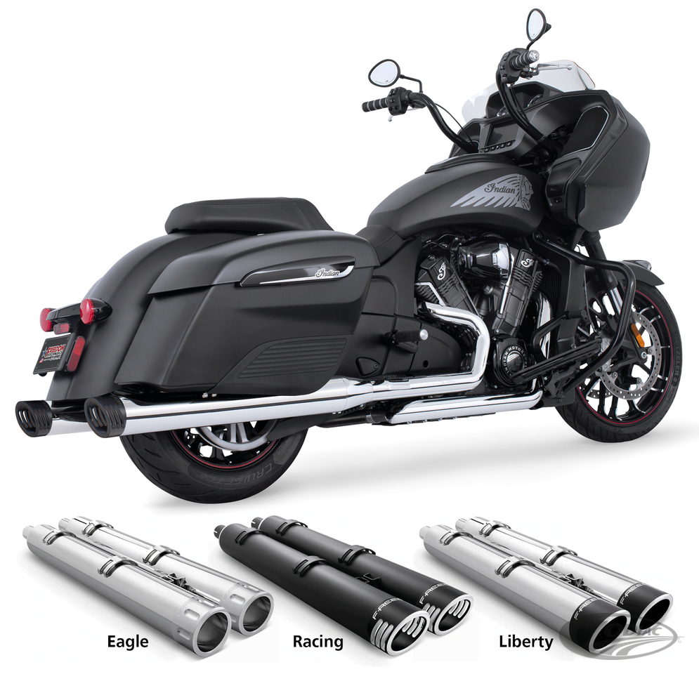 4" RACING S/O's CH/PITCH BK CHLNGR20 For Harley-Davidson