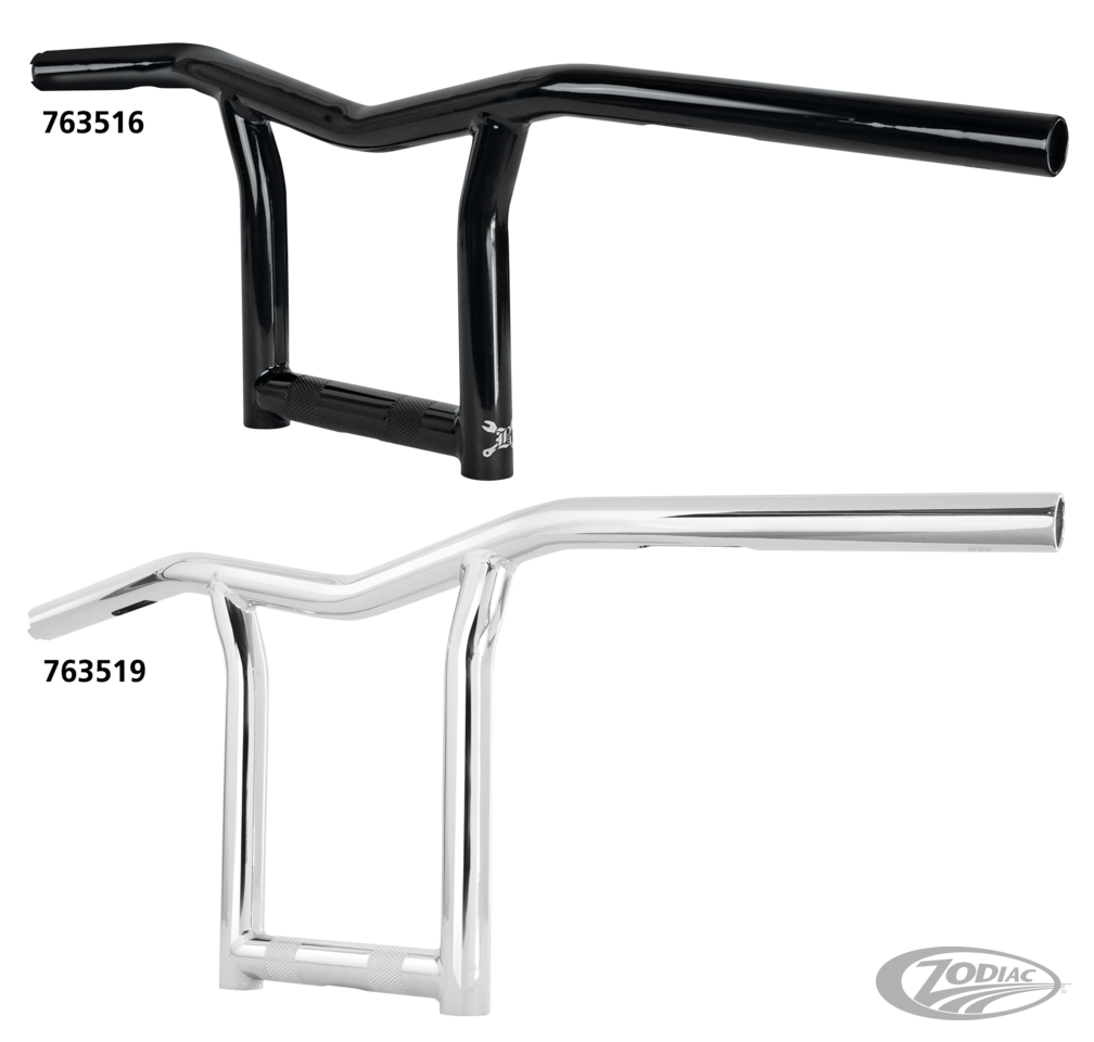 Burly the Sid bar 10" black For Harley-Davidson