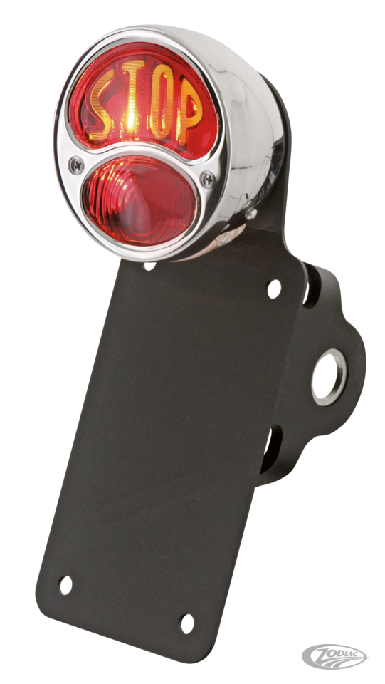 NSC 33 taillight w/lic plate shock mount For Harley-Davidson